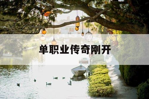 单职业传奇刚开