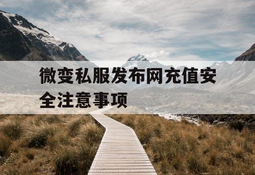 微变私服发布网充值安全注意事项