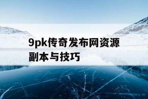 9pk传奇发布网资源副本与技巧