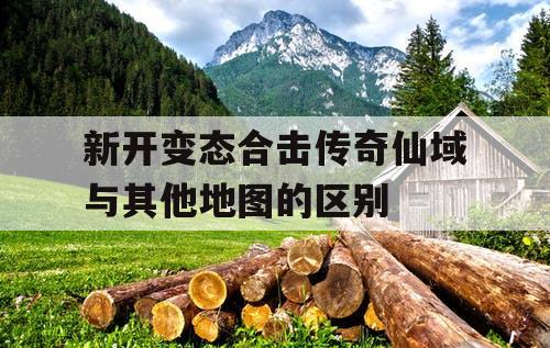 新开变态合击传奇仙域与其他地图的区别