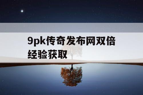 9pk传奇发布网双倍经验获取